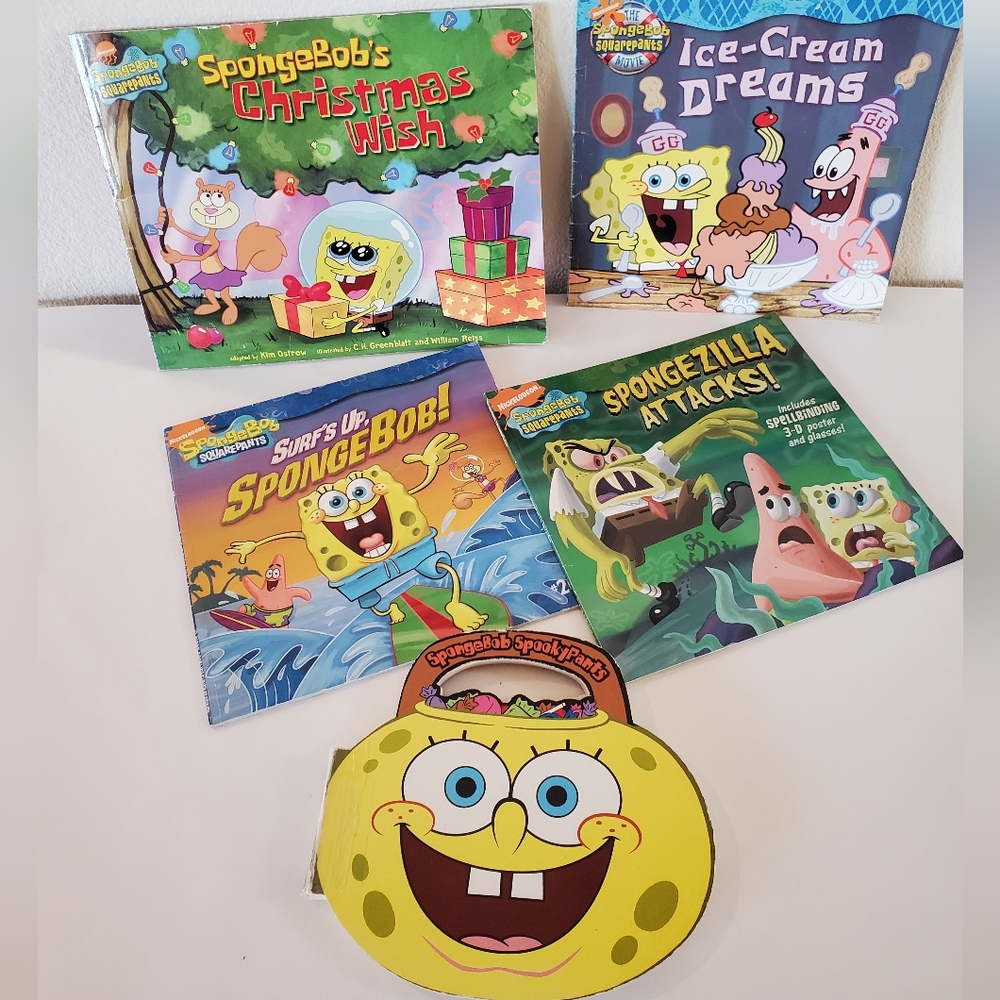 5 Spongebob Adventure Storybooks